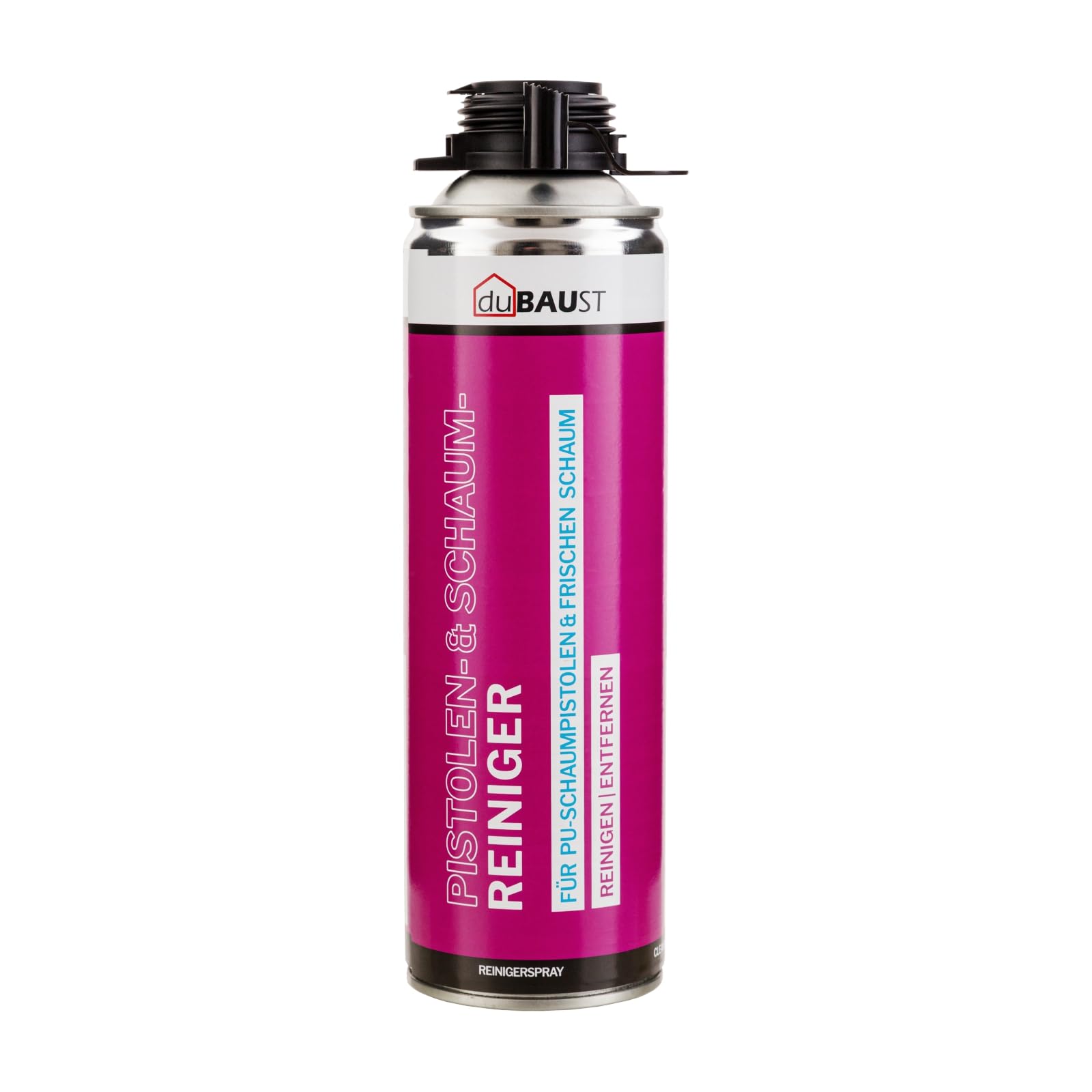 PRS24 Detergente per pistola in poliuretano, 500 ml, per pistola a schiuma, strumento, rimuove schiuma PU fresca, testina spray inclusa