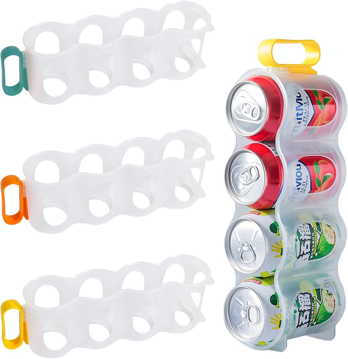 KNONAP Portable Soda Can Organizer for Refrigerator,Drink