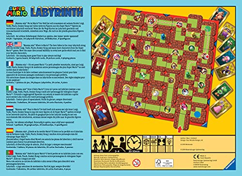 Ravensburger Super Mario Labyrinth Family Board Game For Kids & Adults Ages 7 And Up - So Easy To Learn & Play With Great Replay Value, 2 To 4 Players #TOP7