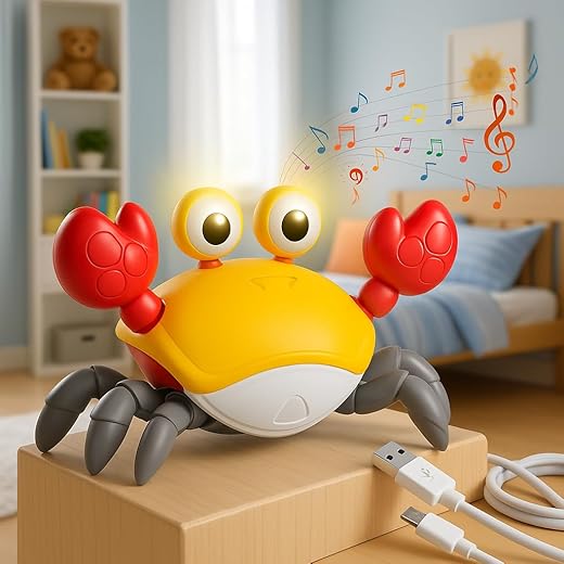Storio Rechargeable Crawling Crab Toy