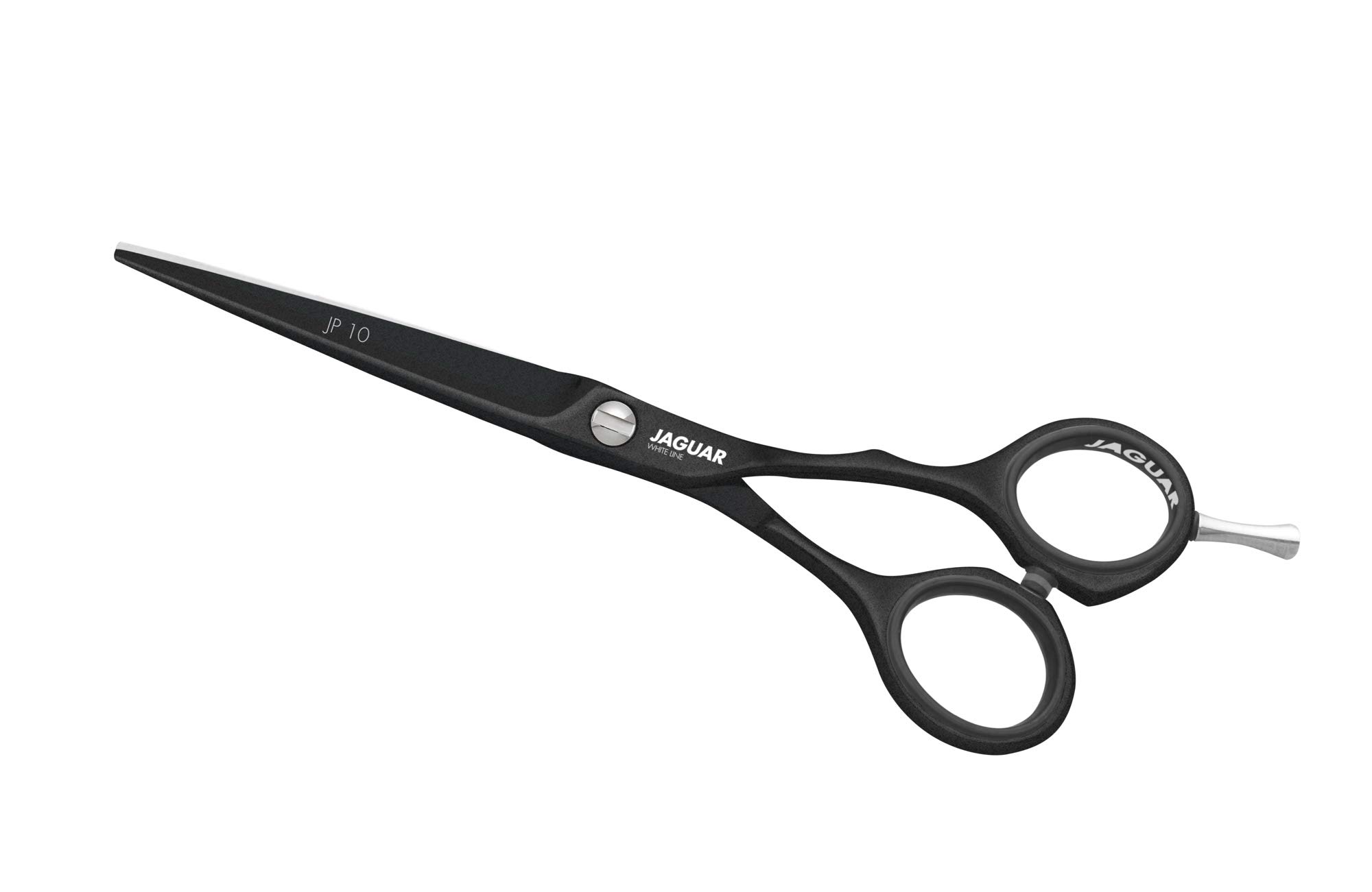 Jaguar Offset Hair Cutting Scissors White Line JP 10 BLACK 46575-1 - 5.75 Inches