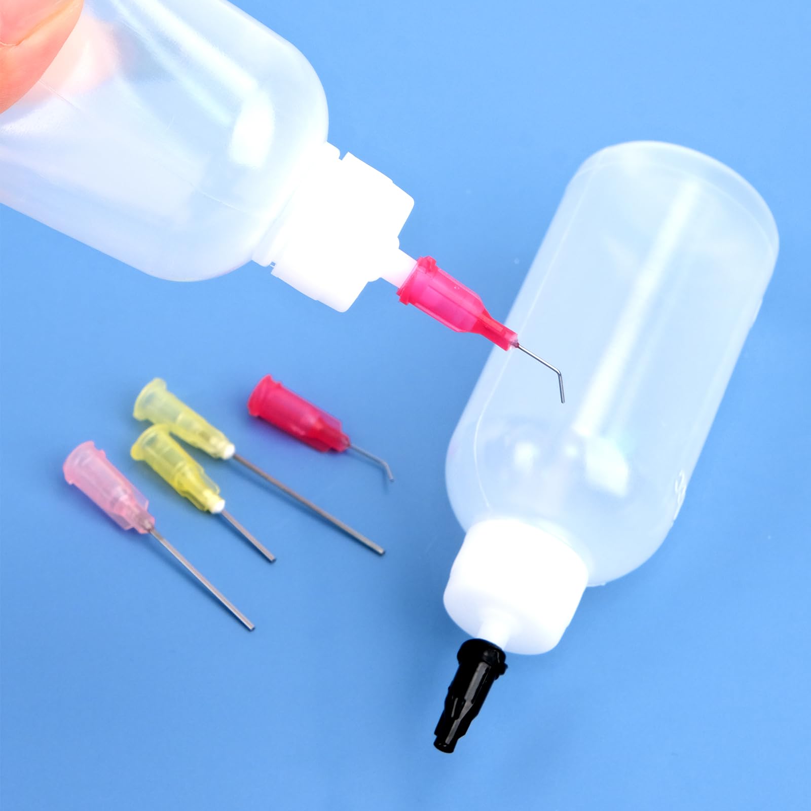 6 Pièces Flacons à Aiguilles 30/50 Ml, Aiguille Seringue