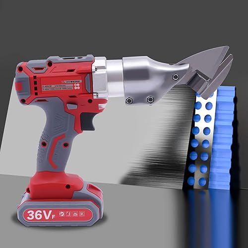 Miniatura 4 de BANLICALI Tijeras de chapa metálica, 36 V 600 W, tijeras eléctricas de metal con batería y caja, tijeras para techos de chapa para hierro, aluminio,