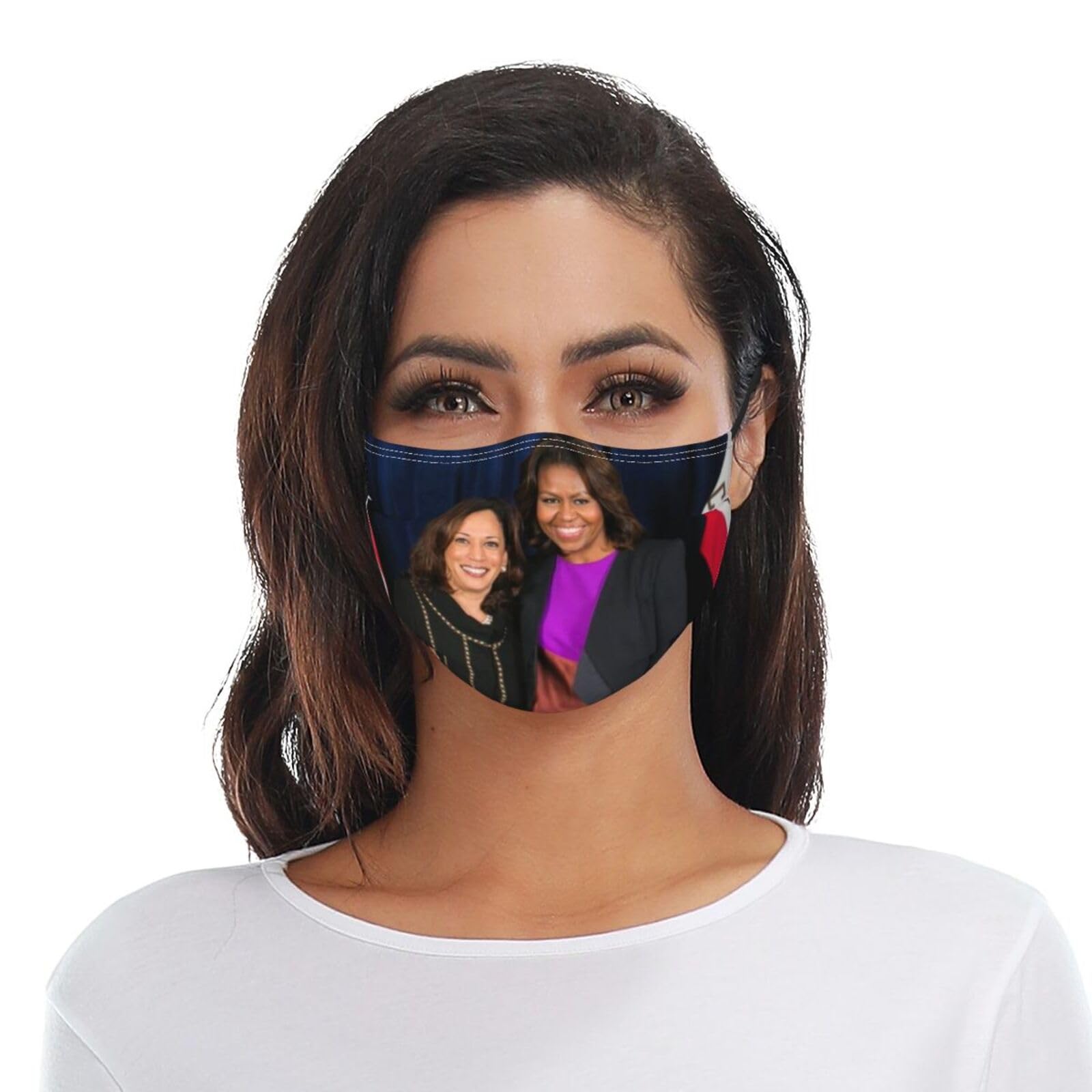 Kamala Harris and Michelle Obama for America Adult Dust Mask Adjustable Dust Face with 2 Filter58