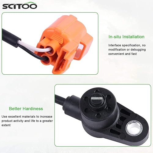 Miniatura 3 de SCITOO 2 unidades de sensores de velocidad de rueda ABS delanteros izquierdo derecho aptos para 1999 2000 2001 2002 2003 2004 para Honda Odyssey