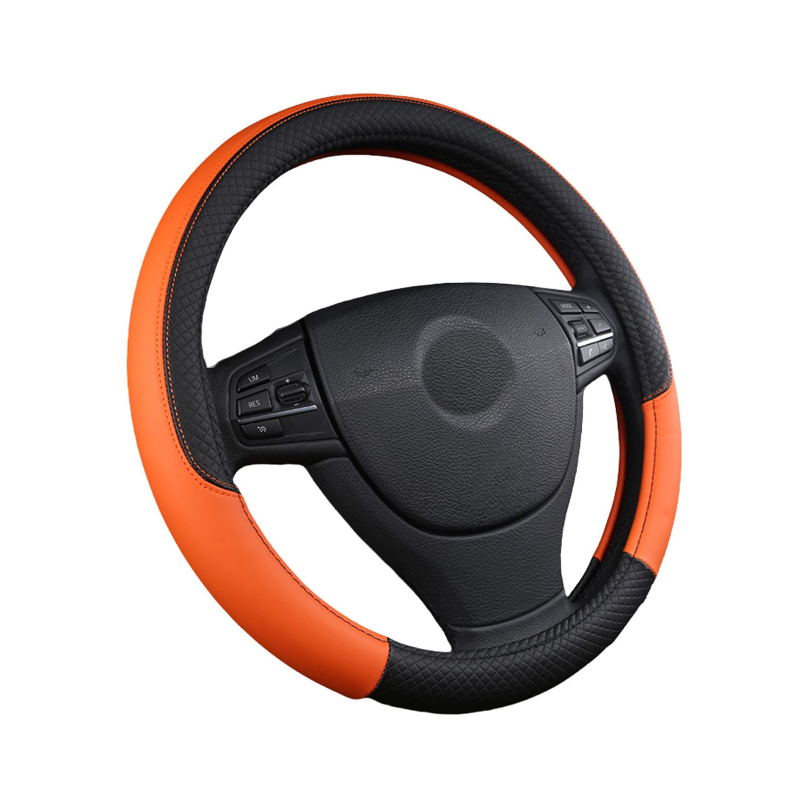 YROHGKPN Universally Nonslip Steering Wheel Cover Protector Soft PU