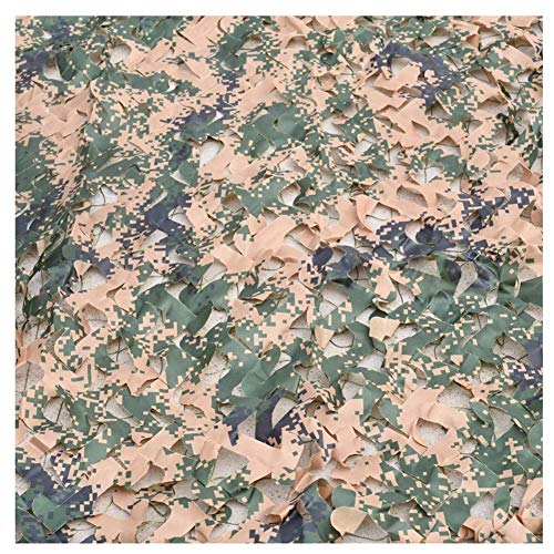 QIANMEI Camo Netting, Camouflage Net Woodland Camouflage Net/Military Forest Hunting Shooting, Camping Theme Party Decoration, Sun Shade Net, Many Sizes To Choose From (Size : 1.5x5m)