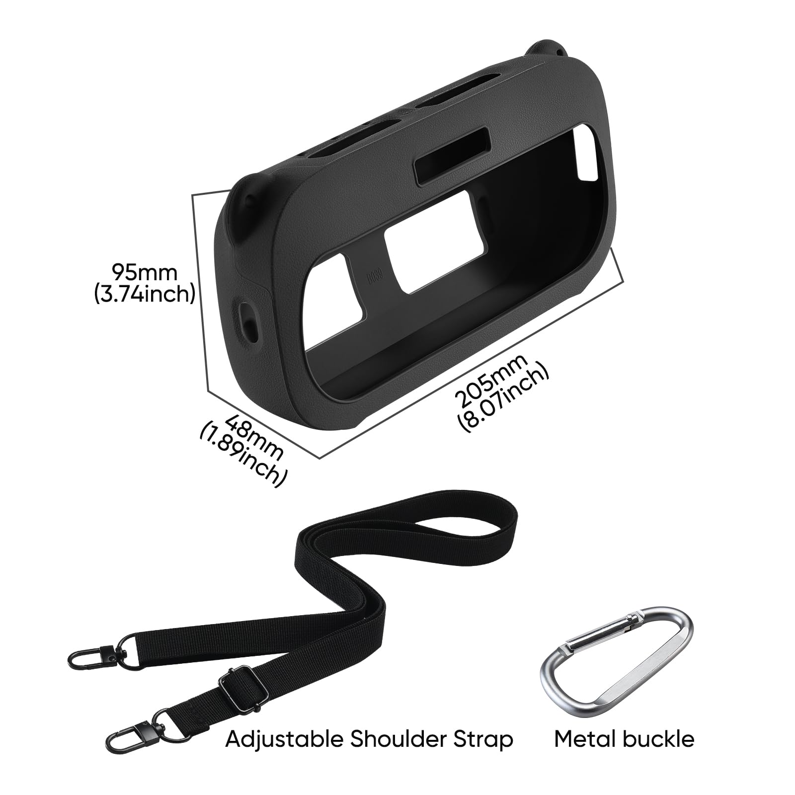 Custodia In Silicone Per Bose SoundLink Flex 2nd Gen - Copertura Protettiva Con Tracolla E Fibbia Metallo - Foto 8