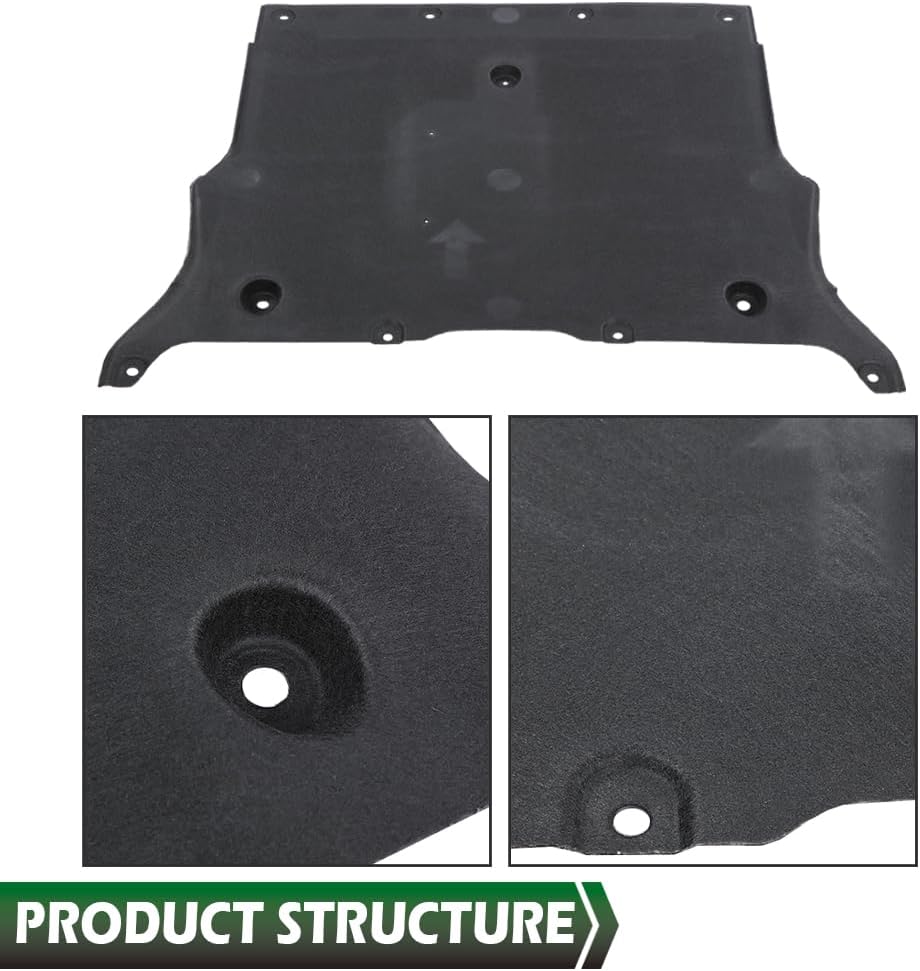 GRAND ORANGE Front Under Engine Splash Shield Cover Compatible with Tesla Model 3 2017 2018 2019 2020 2021 2022 2023 1104312-00-B Engine Splash Guard