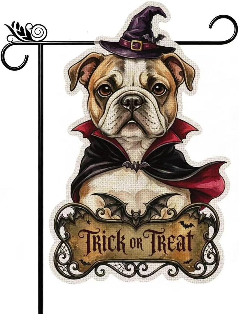 Halloween Dachshund Decor Outdoor - Dachshund Halloween Dog Decor Double Sided Garden Flag Outside Vertical Autumn Holiday Welcome Yard Decoration Lawn Outdoor Decor
