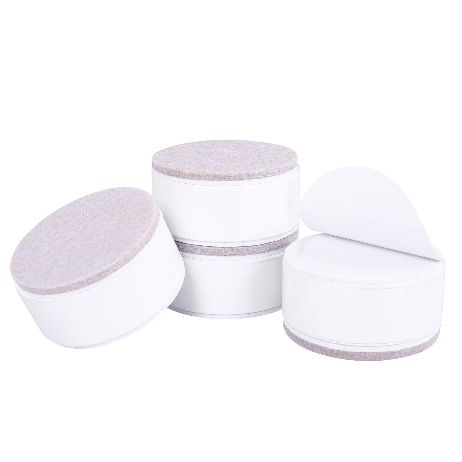 Buy Ezprotekt 1.2 Inch Bed Risers Solid Steel SelfAdhesive Furniture