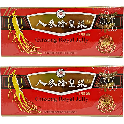 Vitamínicos, Ginseng Royal Jelly 30 Ampolletas c/u (Pack 2)