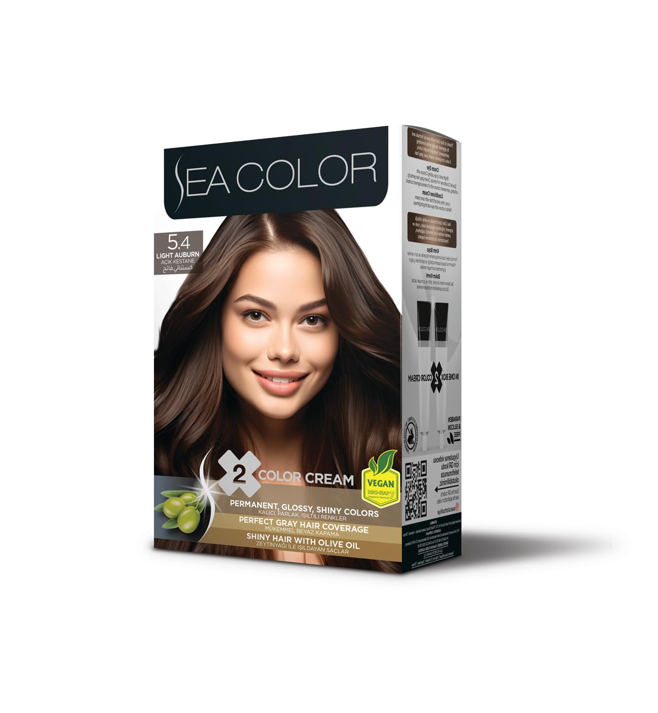 Sea Color Set Saç Boyası 5.4 Açık Kestane