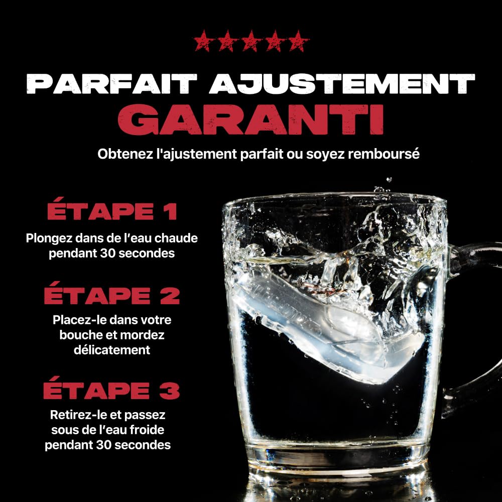 SafeJawz Sport Protège-dents Éléments VENT, Protection intégrale pour Tous Les Sports, notamment Le Rugby, MMA, Hockey, Judo, Karate, Les Arts Martiaux et la Boxe (BLANC) - 5