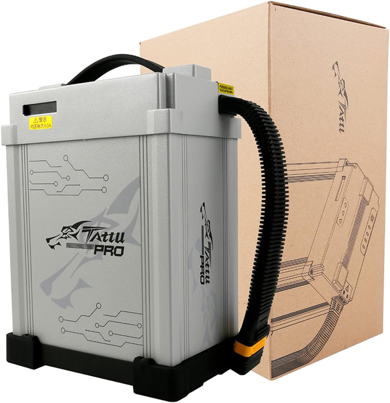 TATTU Pro 22000mAh 12S Lipo Smart Battery Pack with its packaging