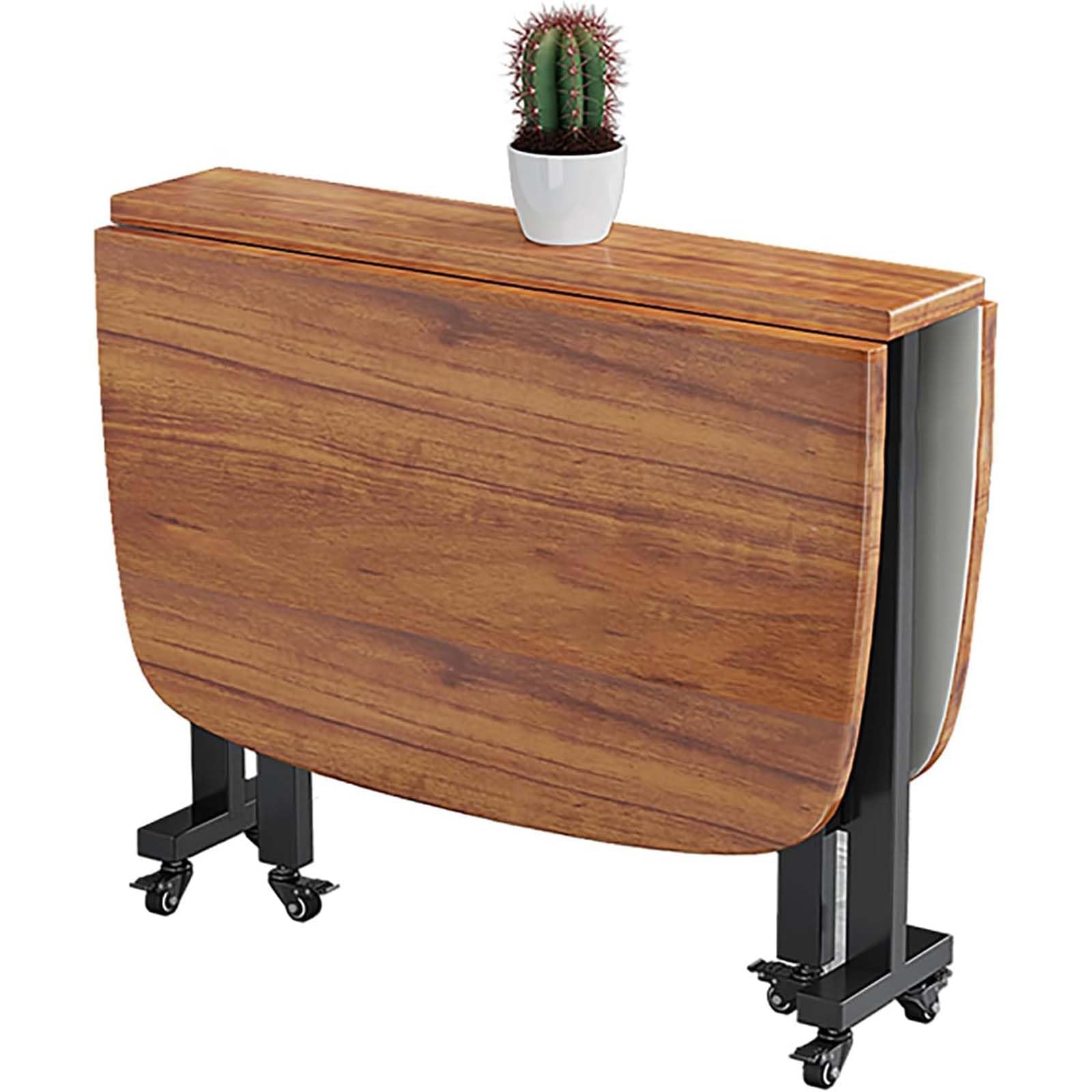 Table de cuisine pliable extensible en bois pour vos repas en salon et café