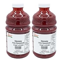 Vista 1 de Nature Blessed Concentrado de jugo de fruta de sandía 100% puro - 2 cuartos (botellas de 2/32 fl oz), aplicaciones: elaboración de vino casero