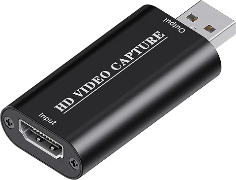 Scheda Acquisizione Video HD 1080P Video Game Capture Card ,Adattatore da HDMI a USB 2.0 per giochi e streaming multimediale, compatibile con Nintendo Switch, PS3/4, Xbox One