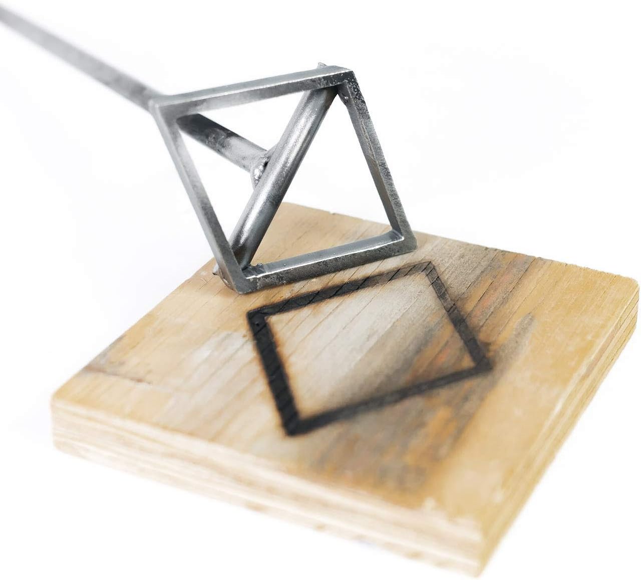 Wood Branding Iron for Personalized Crafts, Custom Woodworking, BBQ, and Grilling - Diamond - 6" - The Heritage Forge