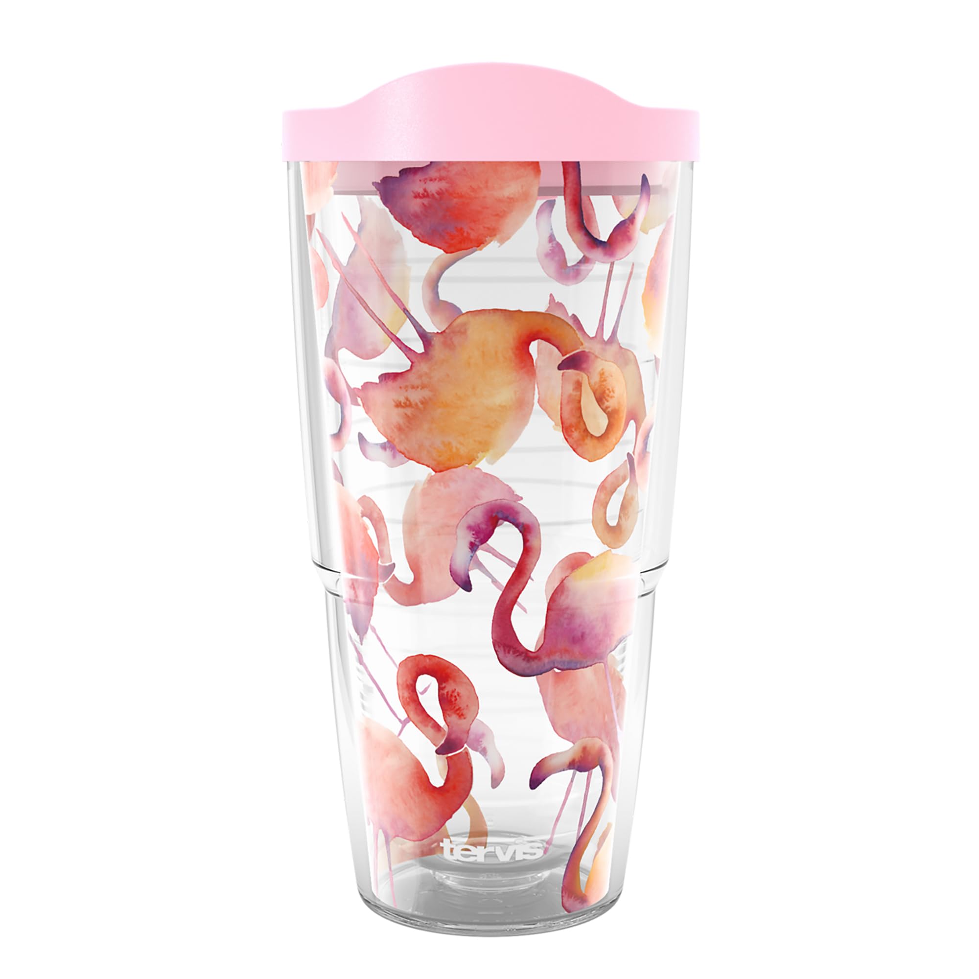 Gobelet isotherme grand format Tervis Flamingo Splash 710 ml pour rester hydraté