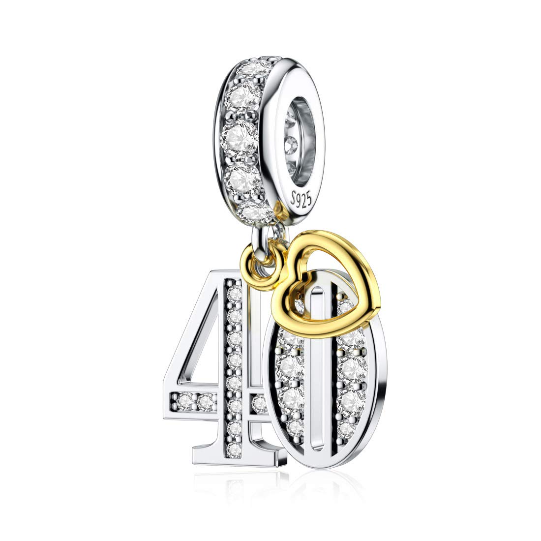 Ciondolo Charm Di Natale In Argento 925 Per Bracciali E Collane - Tema Natalizio, Placcato Lucido, Diametro Foro 4.5-5 Mm, Regalo Donna