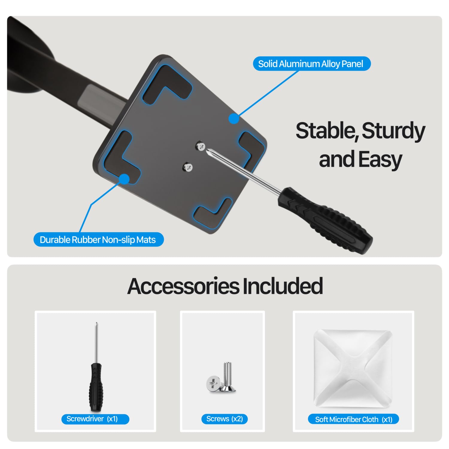 Stand per AirPods Max con Modalità Sleep, Supporto cuffie da scrivania in Alluminio, Base antiscivolo, Superficie antigraffio, Compatibile con altre cuffie (Nero)