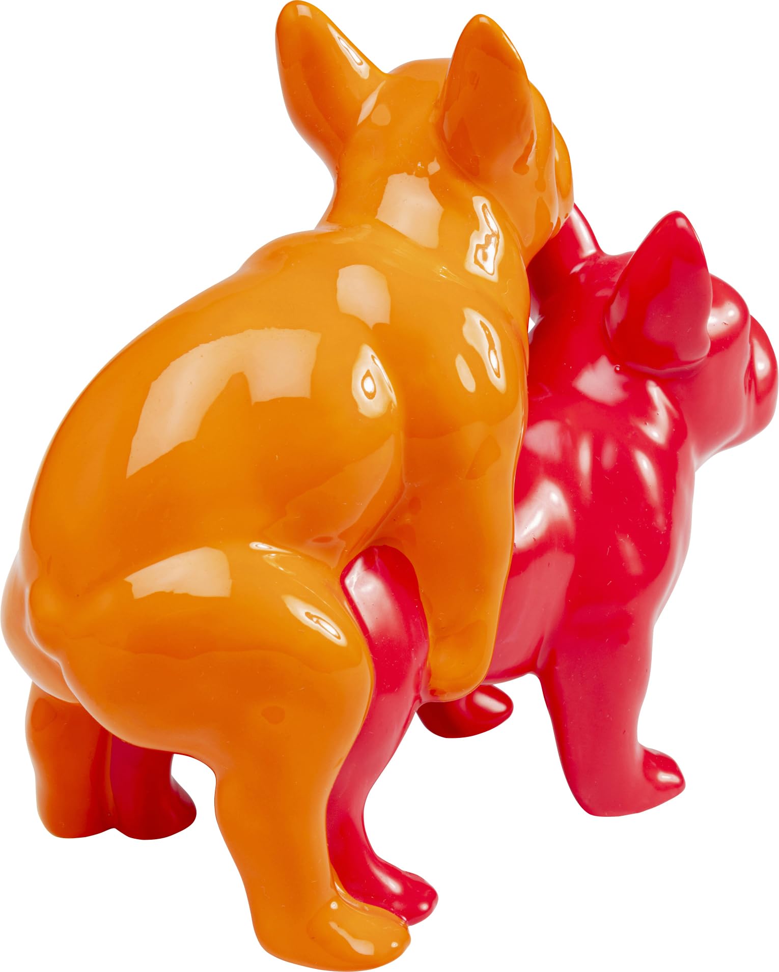 Kare Design figura decorativa Love Dogs Duo, rosso arancione, idea regalo