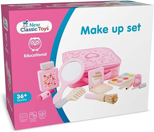 Miniatura 7 de New Classic Toys Juego de maquillaje - Juguete de simulación para niños, simulación de cocina, juguetes educativos y juguete de percepción del color