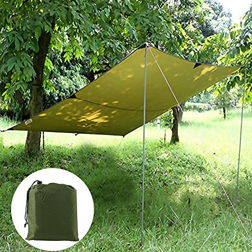 Bâche de tente de camping 3x3m imperméable et légère pour la randonnée - 7