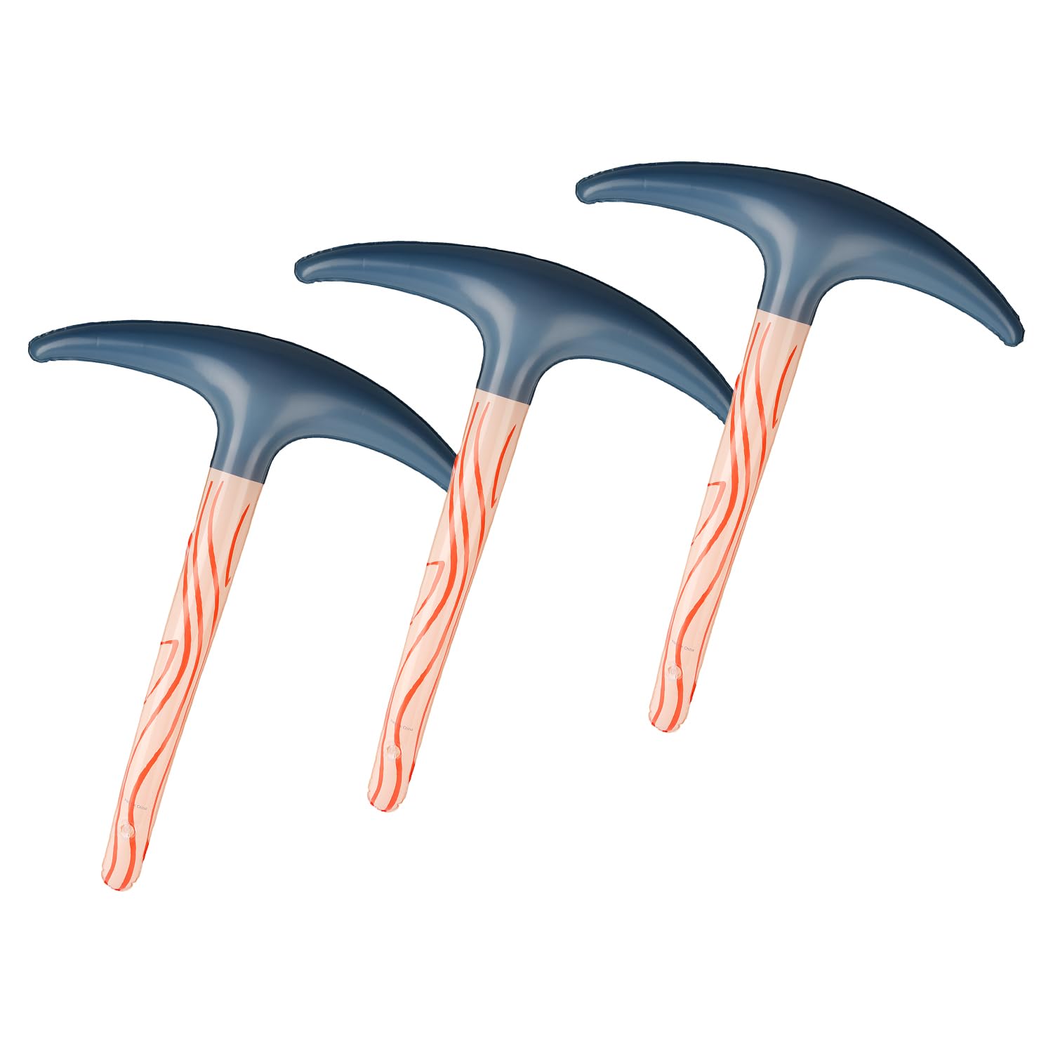 3PCS Inflatable Pick Axe Toy,Blow Up Pickaxes Prop,Interesting Toy Fake Chopping Tool Suitable for Birthday and Holiday Gatherings Indoor Outdoor Fun Prank Toys