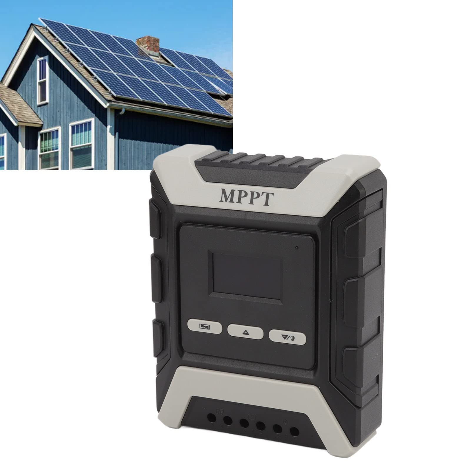 Denash 30A MPPT Solar FV Kontroler Efektywny Kontroler Słoneczny dla Mózgu Domowego i Przemysłowego, materiał ABS