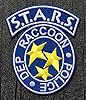 S.T.A.R.S. Raccoon City R.P.D. Iron on Embroidered Patch for Costume/Cosplay. Size 100mm x 85mm. Available in Colours Black or Blue. (Blue) #1