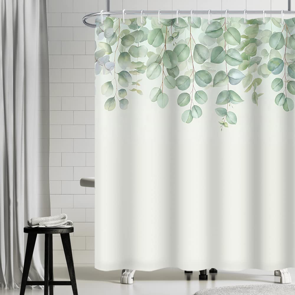 Uiiooazy Green Eucalyptus Shower Curtain - Image 4
