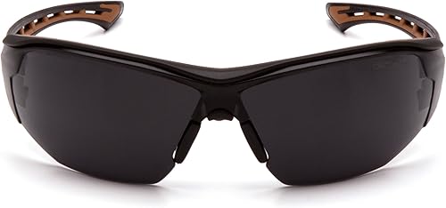 Vista 2 de Carhartt Gear CHB820ST Easley™ - Lente antivaho gris, talla única, color negro/bronceado Lente gris