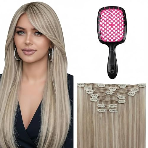 Full Shine Total 2 Packs Hairbrush for Detangler & 12