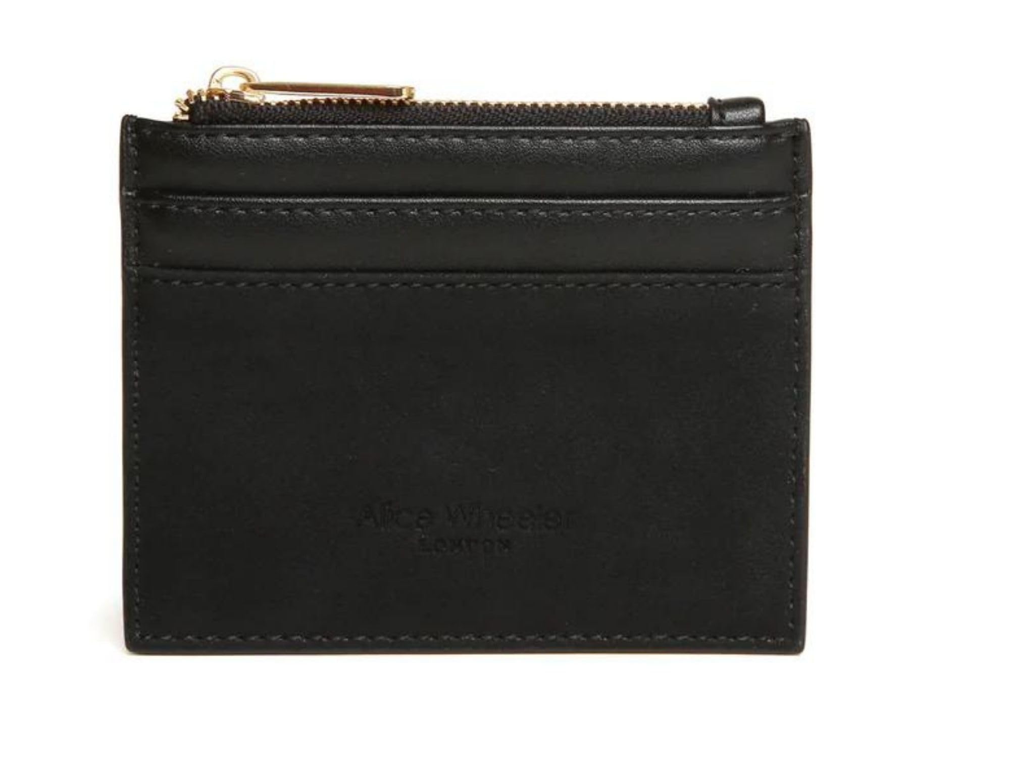 Alice Wheeler Large Slim Bumble Bee Coin and Card Purse (Pink), Black - Image 4