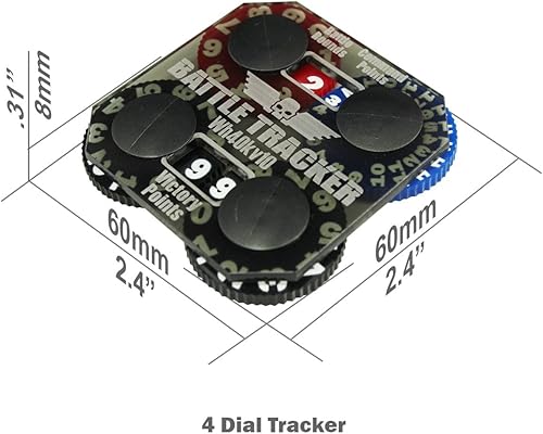 Miniatura 4 de LITKO Rastreador de batallas | Puntos de victoria | Giro | Puntos de comando | Objetivo | Puntos de batalla | Rastreador | Compatible con Warhammer