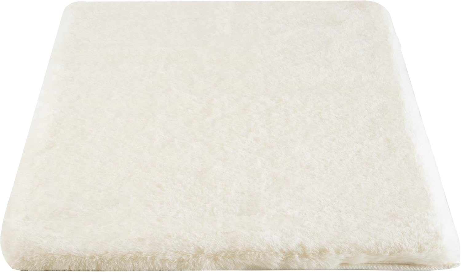 Faux Fur Bath Mat 21x34Inch Nonslip