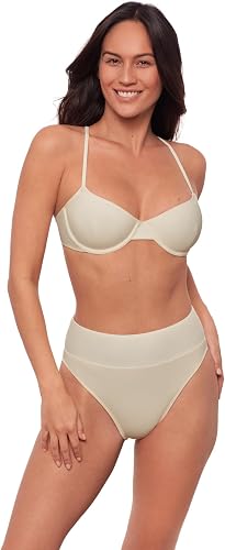 Sports Illustrated Women's X-Back Underwire Bikini Top, Jasmine, Large