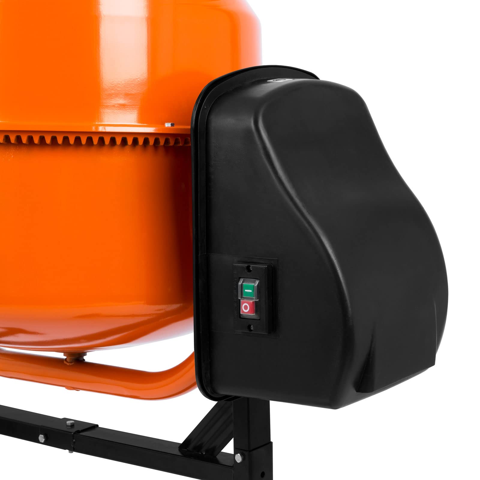 EBERTH Bétonnière Électrique 140L 550W Portable Châssis Acier