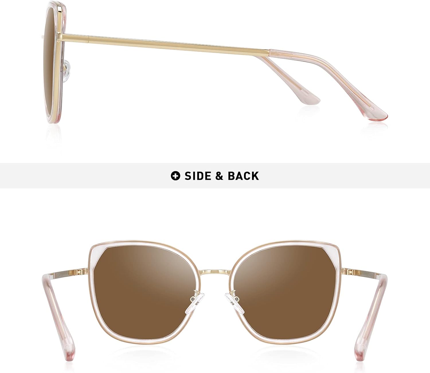 Cat Eye Polarized Sunglasses for Women Ladies Brand Trending Sun glasses UV400