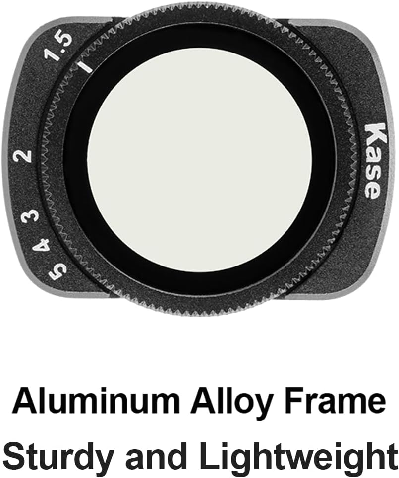 Kase Magnetic Variable ND Neutral Density Filter ND3-ND32 (1.5-5 Stops Adjustable) for DJI Osmo Pocket 3 Camera
