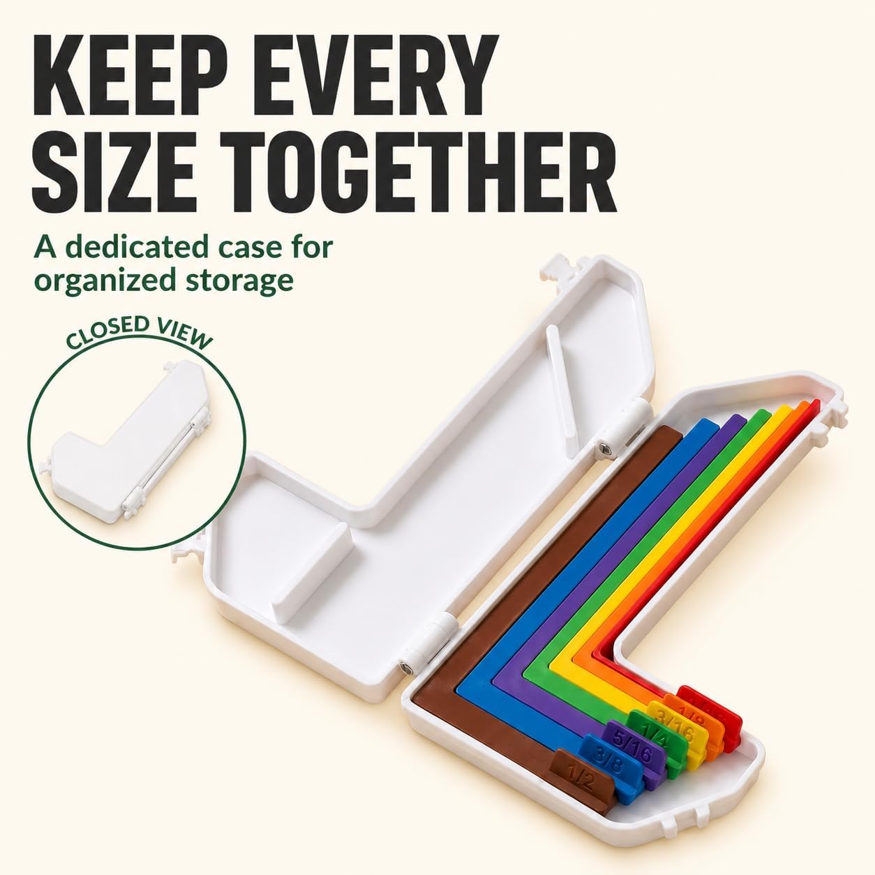 Paper Crafting Alignment Guide Set with Storage Case,7-Color Coded Layering and Matting Spacers for Card Making and Scrapbooking, 1/16 to 1/2 Inch Precision Alignment Tools
