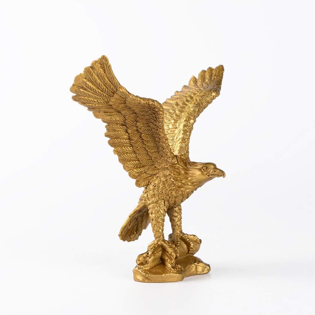 Brass Statu BRABUD Fengshui Handmade Fortune Eagle/Hawk Home Office Decoration Gift