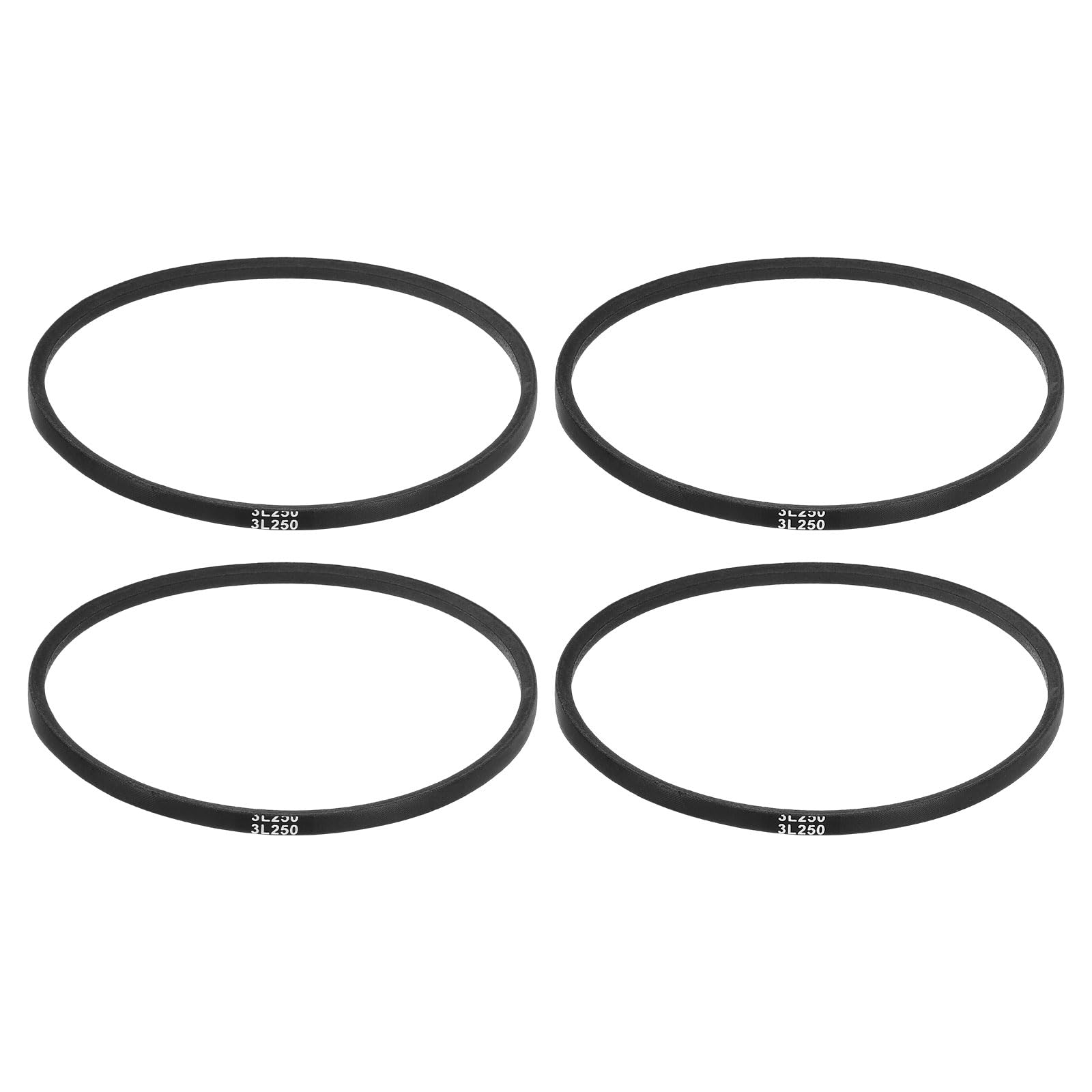 uxcell 3L240 Classic Wrapped Rubber V-Belt, 24"(610mm) Outside Circumference, 3L Profile V Belt 3/8" Width 7/32" Height — view 28