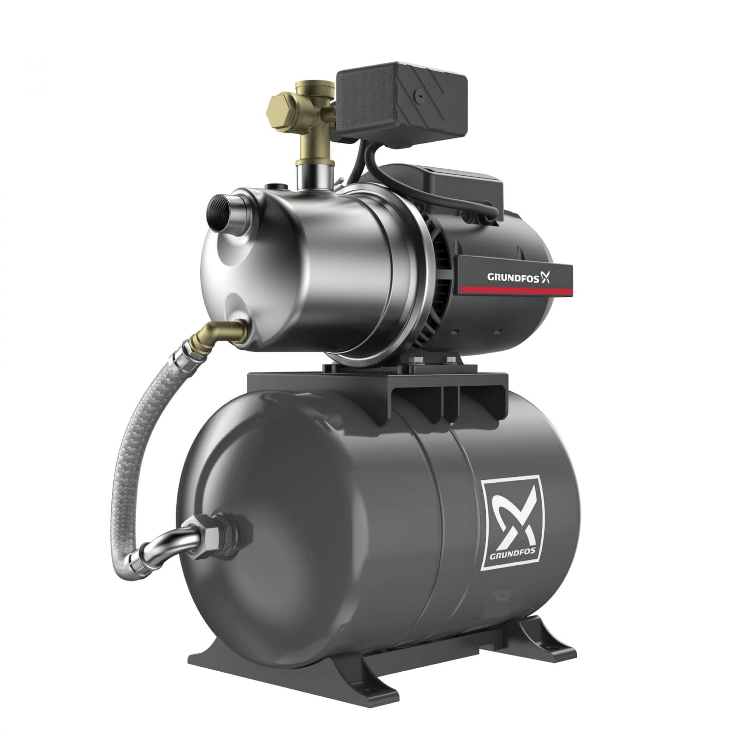 Grundfos Jp 3-42 Pt - Surpresseur D'eau Pour Maison 20l - Jusqu'à 8m