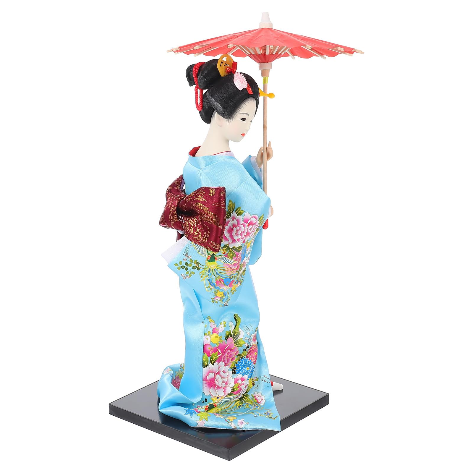 Poupée Geisha Japonaise de 30 Cm aux Finitions Soignées