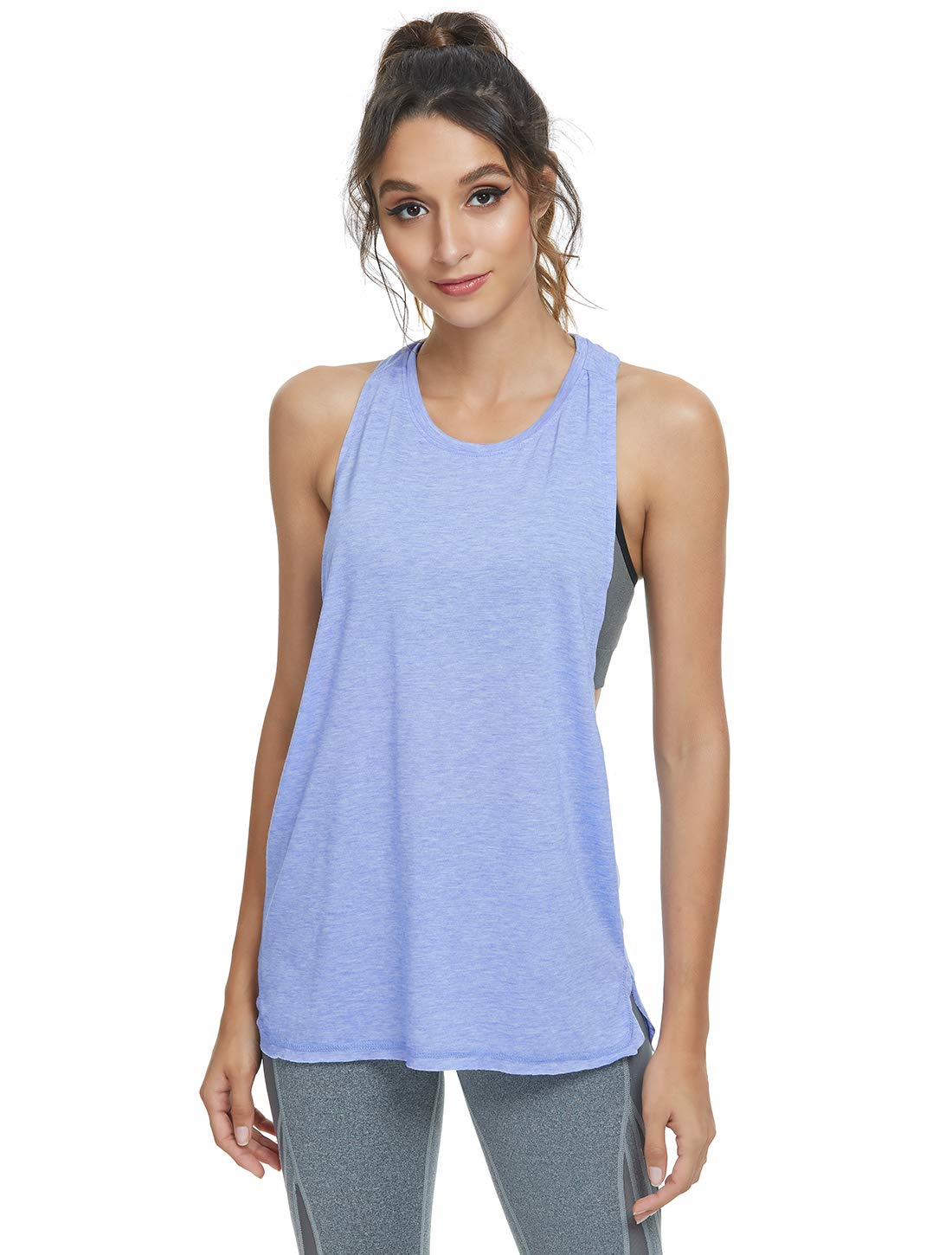 Cosy Pyro Workout-Tanktops für Damen, leichtes Lauf-Tanktop, Basic-Top, ärmellos, athletisches Yoga-Shirt, 4 Stück