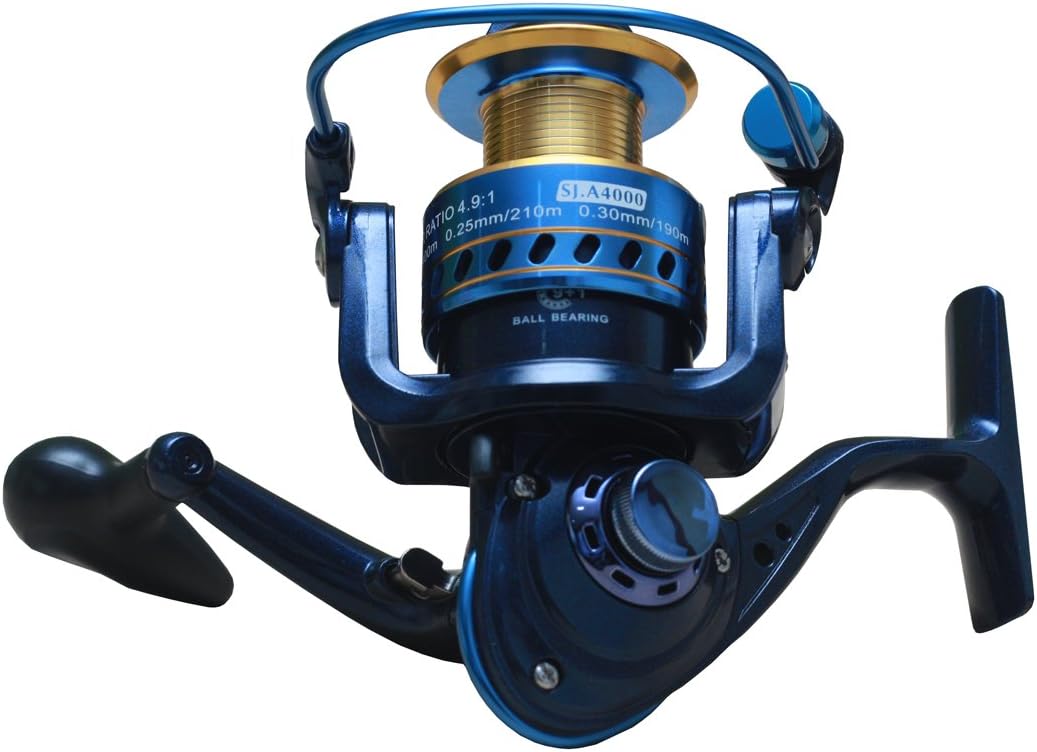 Spinning Fishing Reels Stainless Steel Gears for Beginner