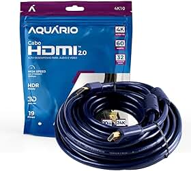 CABO HDMI 2.0 4K 3D 19 PINOS - 10 METROS